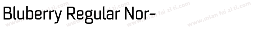 Bluberry Regular Nor字体转换